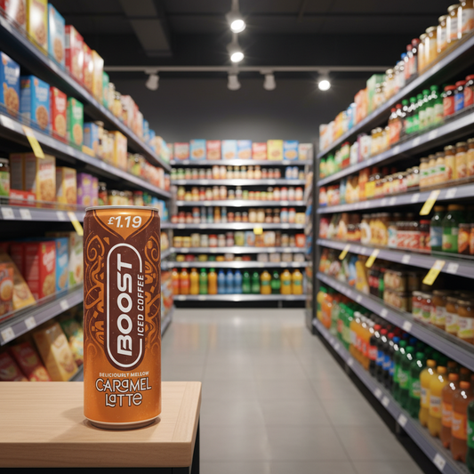 12 x Boost Iced Coffee Caramel Latte 250Ml