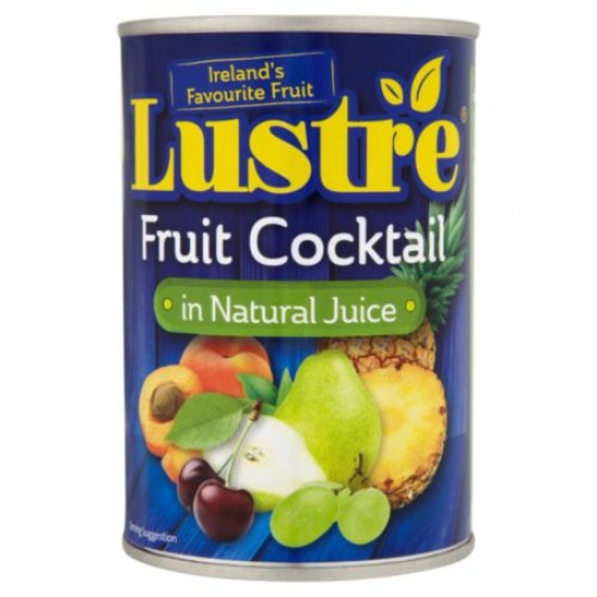 12 x Lustre Fruit Cocktail In Natural Juice 410G