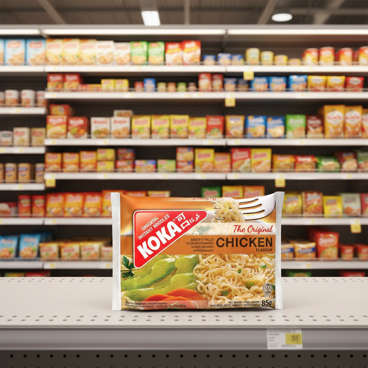 12 x Koka The Original Chicken Flavour Oriental Instant Noodles 4 X 85G (340G)