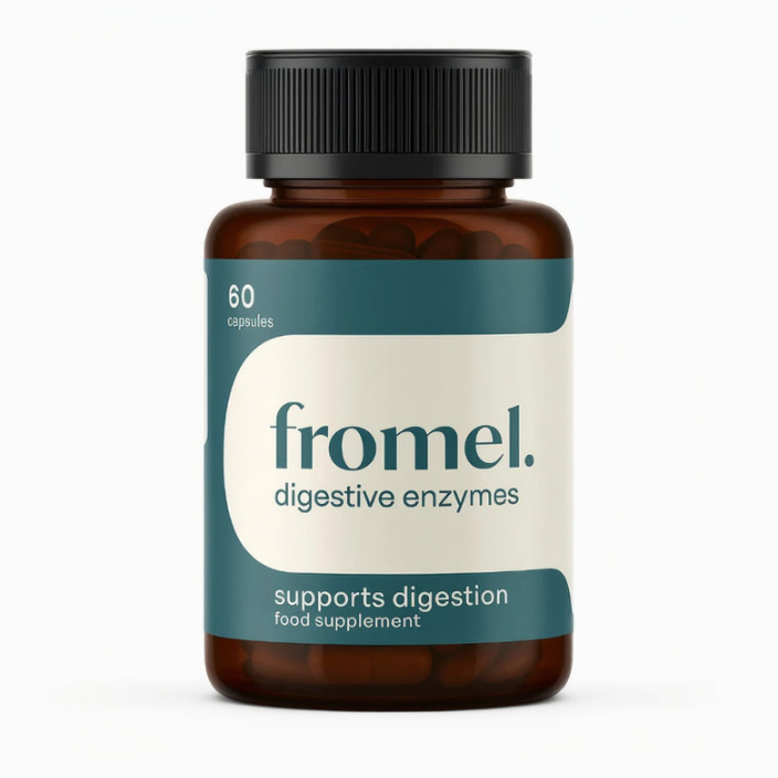 Fromels Digesive Enzyme - 60 capsules for digestive support
