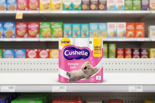 5 x Cushelle Simply Soft - 9 PACK
