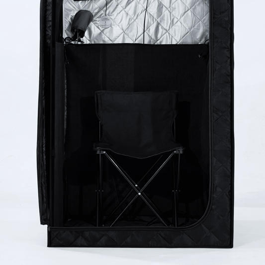 KOVE Portable Infrared Sauna Tent – Indoor 1 Person Far Infrared Sauna with Carbon Heating & Red Light