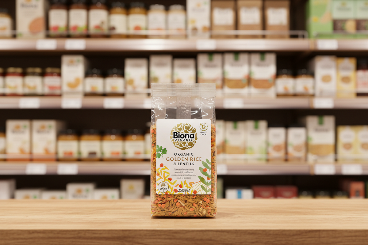 Biona Org Golden Rice & Lentils - 250g