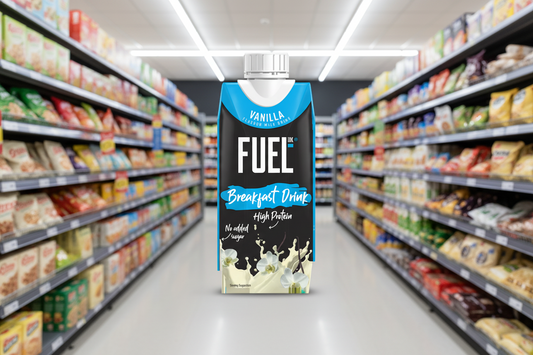 8 x Fuel10k Breakfast Drink Vanilla - 330ML