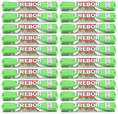 40 x Trebor Softmints Peppermint Green 44.9Gm