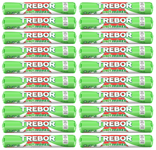 40 x Trebor Softmints Peppermint Green 44.9Gm