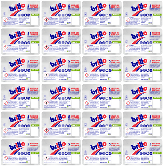 24 x Brillo Pads 5 Pack