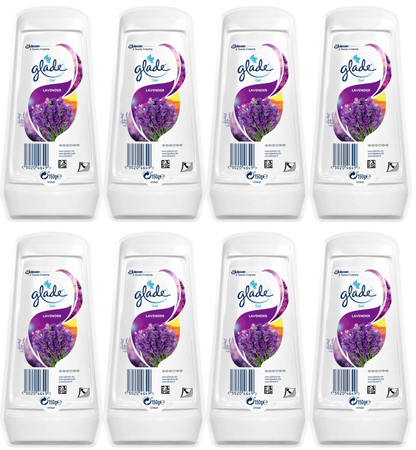 8 x Glade Gel Freshener Lavender 150G