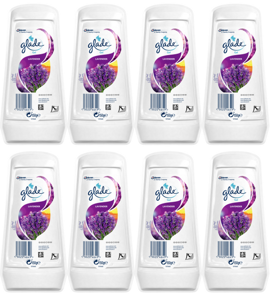 8 x Glade Gel Freshener Lavender 150G