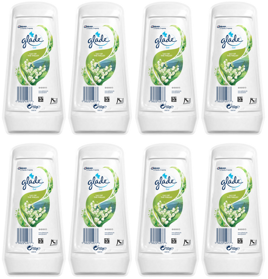 8 x Glade Gel Freshener Lily 150G