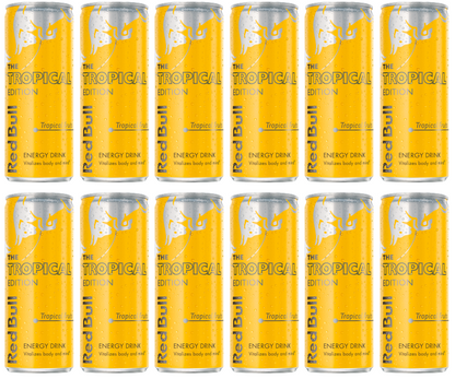 12 x Red Bull Energy Drink Editions Tropical 250Ml