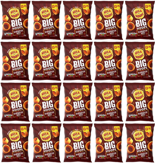 20 x Kp Big Hoops Bbq Beef - 70GM