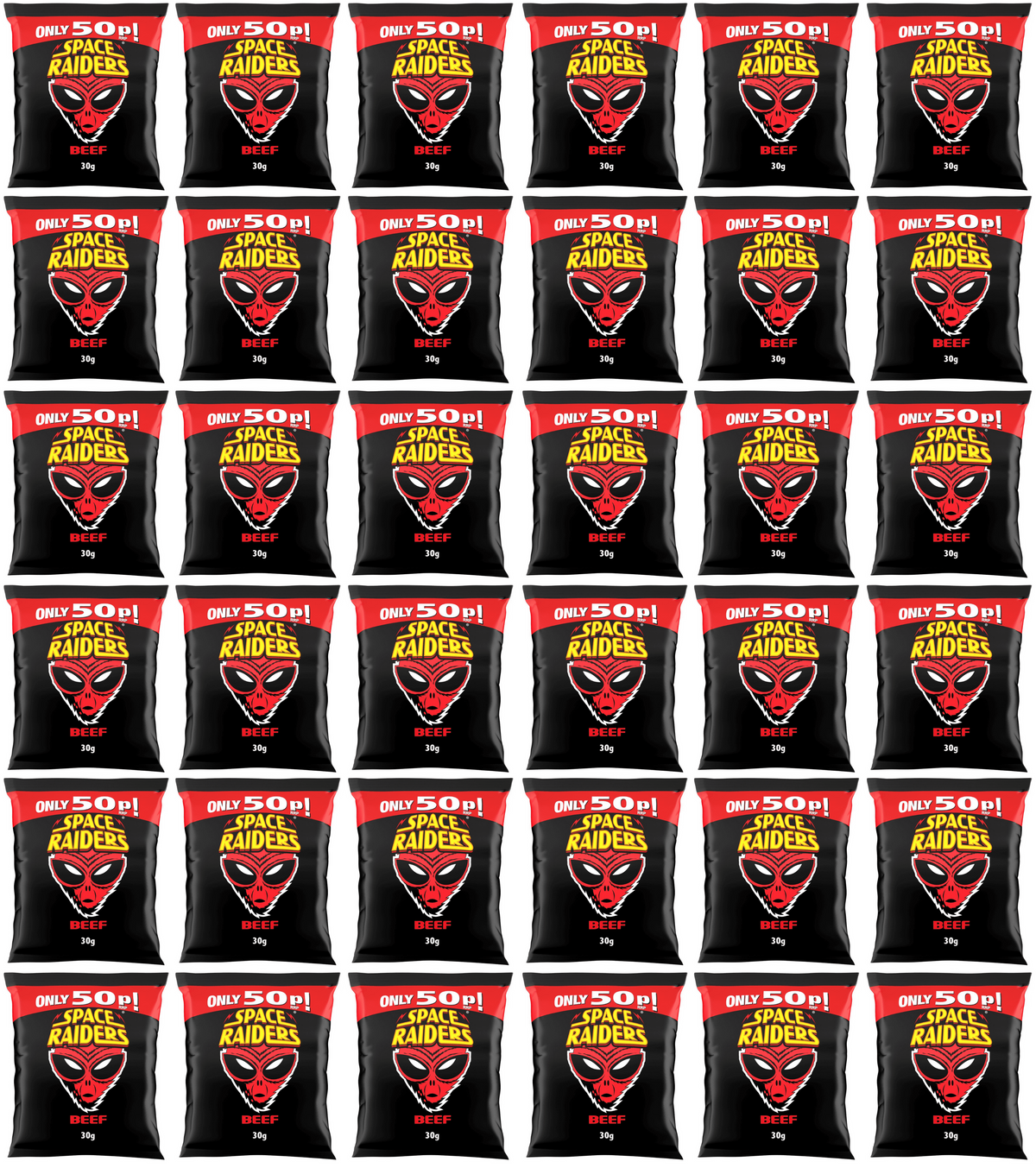 36 x Kp Space Raiders Beef - 30GM