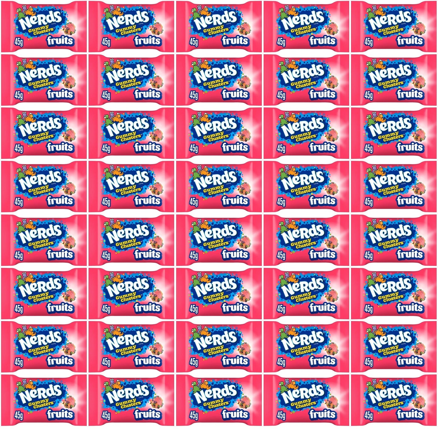 40 x Nerds Clusters Bag Fruits - 45GM