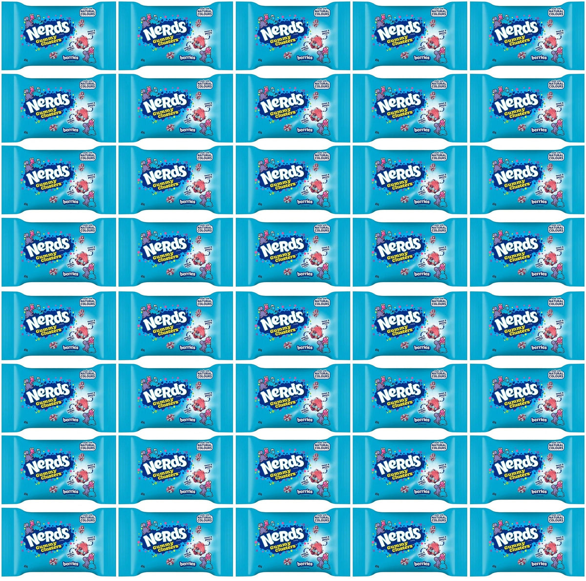 40 x Nerds Clusters Bag Berries - 45GM