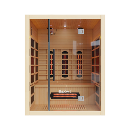 KOVE Full Spectrum Infrared Sauna – 3 Person