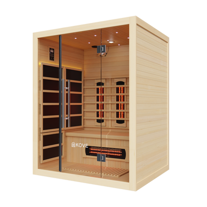 KOVE Full Spectrum Infrared Sauna – 3 Person
