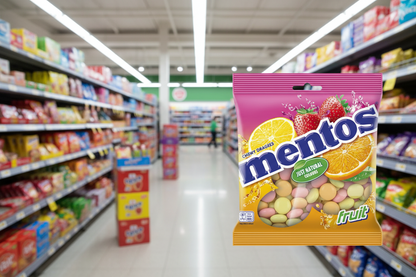 24 x Mentos Fruit Bag  - 150GM