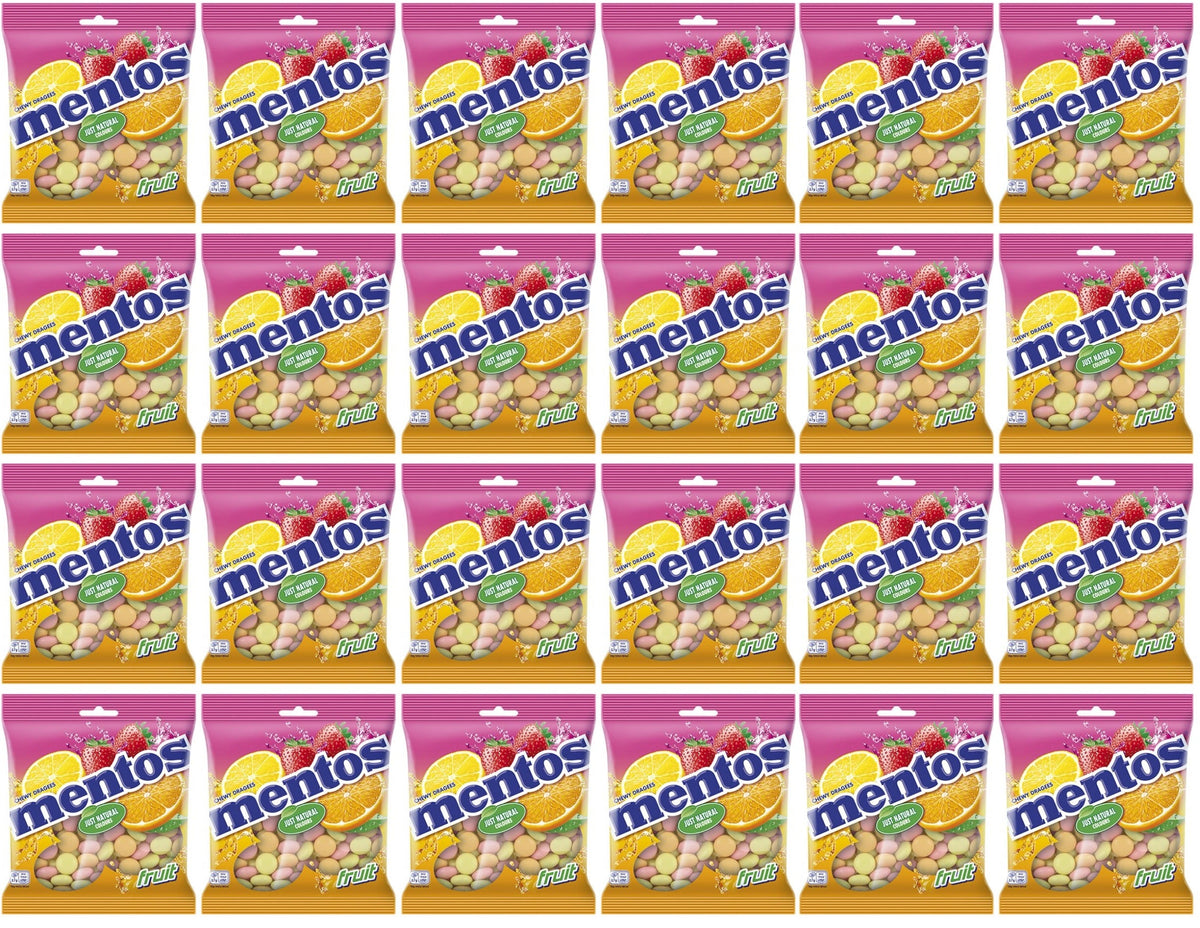 24 x Mentos Fruit Bag  - 150GM