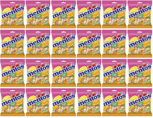 24 x Mentos Fruit Bag  - 150GM