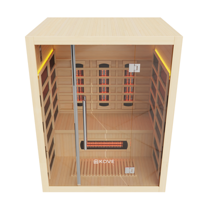 KOVE Full Spectrum Infrared Sauna – 3 Person