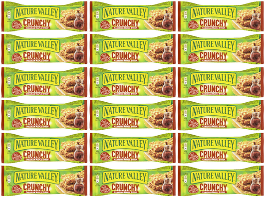 18 x Nature Valley Crunchy Canadian Maple Syrup 42Gm