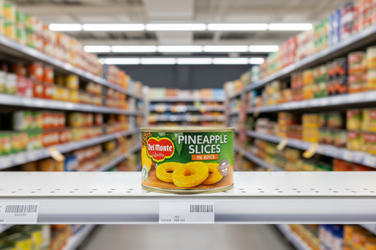12 x Del Monte Pineapple Slices In Juice 220Gm