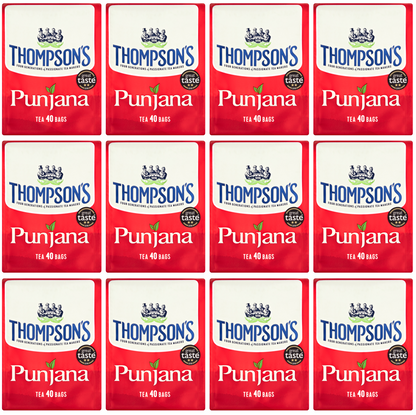 12 x Punjana Teabags 40'S