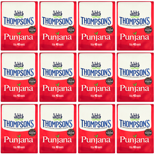 12 x Punjana Teabags 40'S