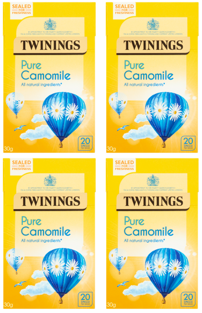 4 x Twinings Infusions Camomile 20