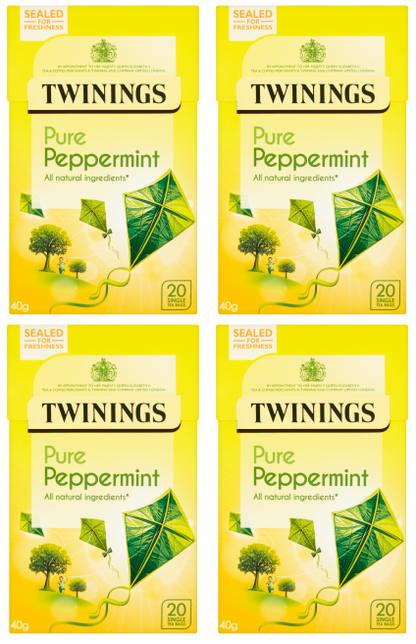 4 x Twinings Infusions Peppermint 20