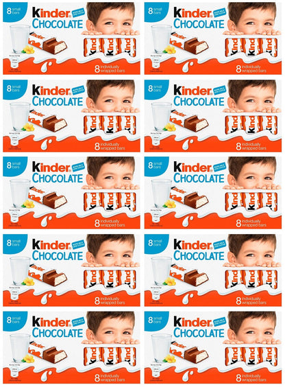 10 x Kinder Chocolate T8 - 10XT8