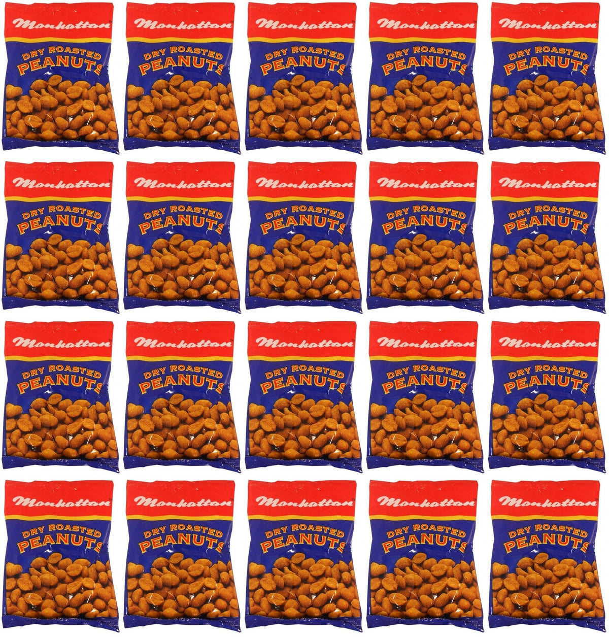 20 x Manhattan Peanut Dry Roast 40g