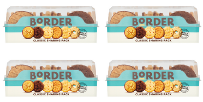 4 X Border Biscuits Classic Recipes Sharing Pack 400Gm