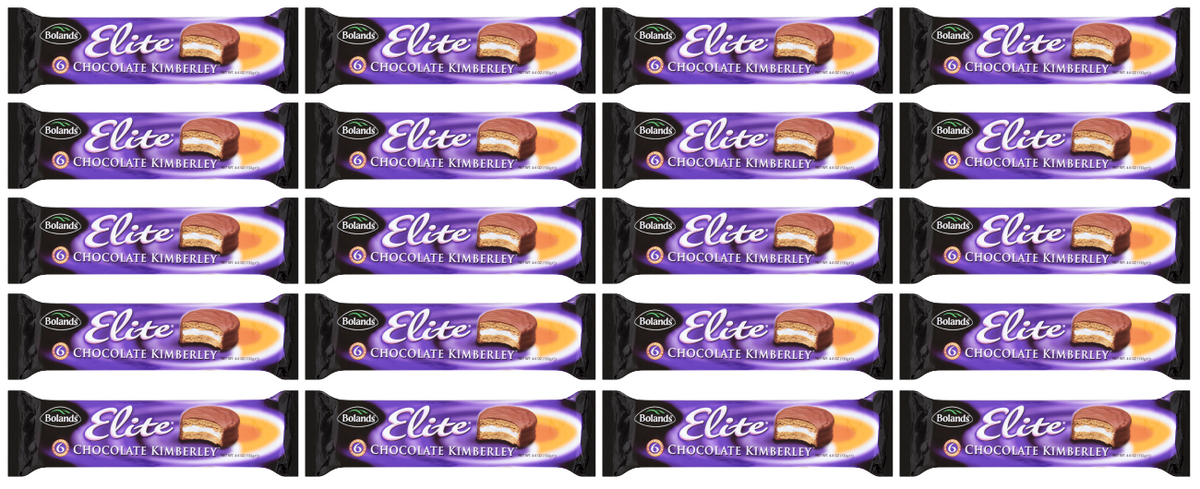 20 x Bolands Elite Chocolate Kimberley 132G