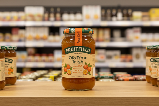 12 x Fruitfield Old Time Irish Fine Cut Orange Marmalade 454G