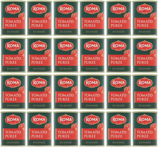24 x Roma Tomatoe Puree Tin - 150G