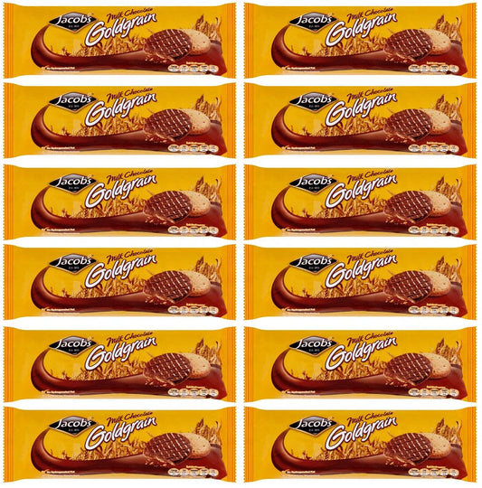 12 x Jacobs Goldgrain Milk Chocolate 240G