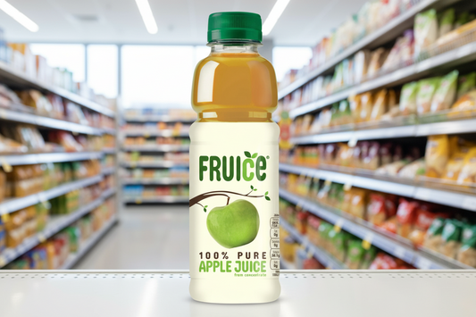 12 x Fruice 100% Pure Apple Juice From Concentrate 330Ml