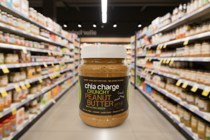 Chia Charge Peanut Butter with Chia Seeds Crunchy - 350g