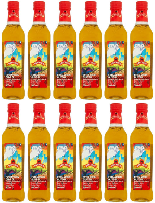 12 x Don Carlos Extra Virgin Olive Oil 500Ml