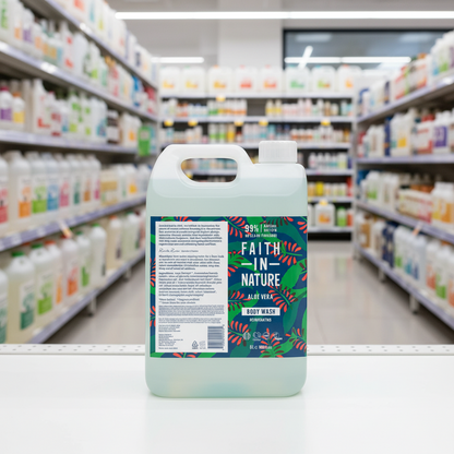 Faith In Nature Aloe Vera Body Wash - 5ltr