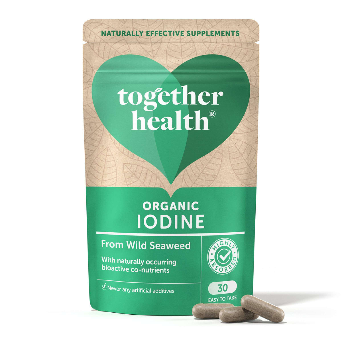 Together Health Organic Seaweed Iodine - 30caps