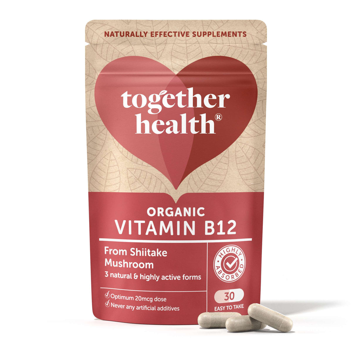 Together Health Organic Mushroom B12 - 30caps
