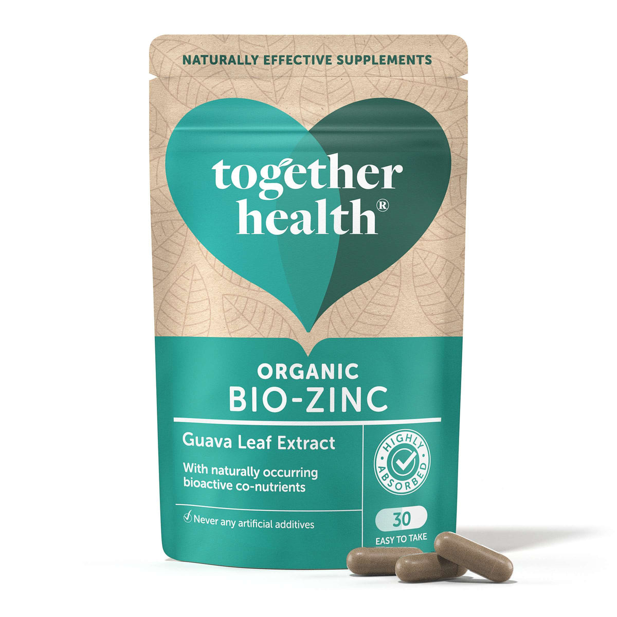 Together Health Organic Zinc - 30caps