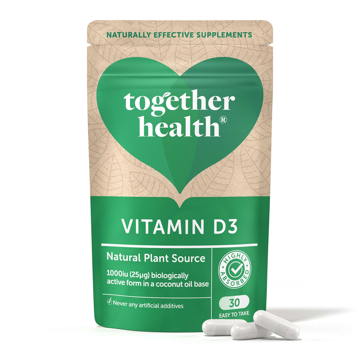 Together Health Vegan Vitamin D3 - 30caps