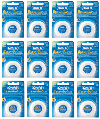 12 x Oral B Floss Mint 50M
