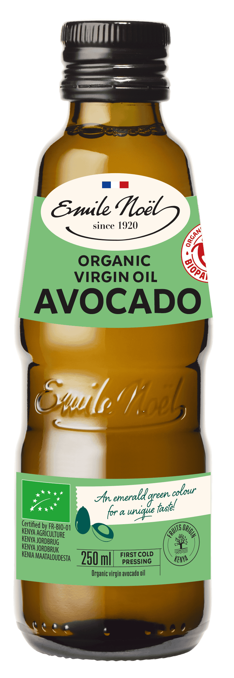 Emile Noel Organic Virgin Avocado oil, Fairtrade - 250ml