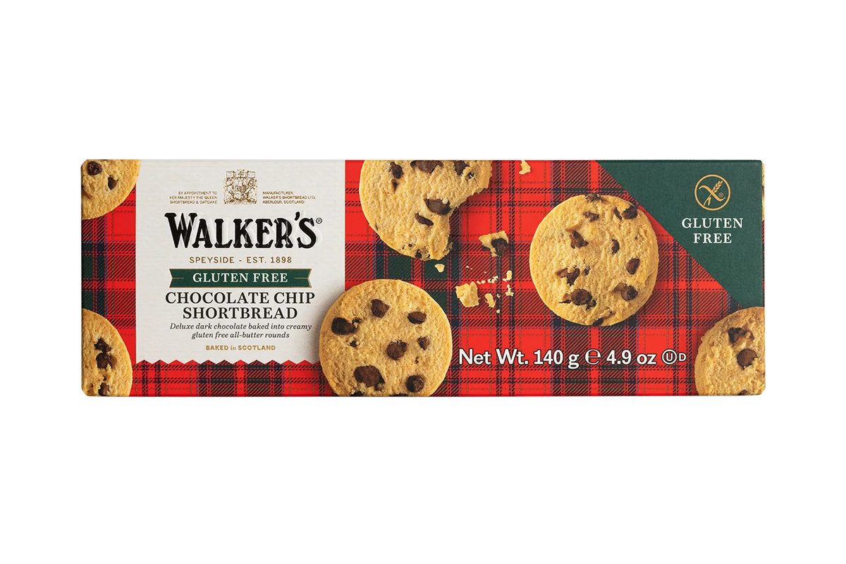 Walker's Shortbread GF Choc Chip Shortbread - 140g