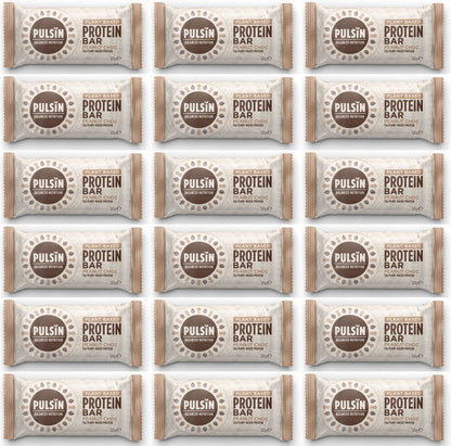 18 x Pulsin Peanut Choc Protein Bar - 50g